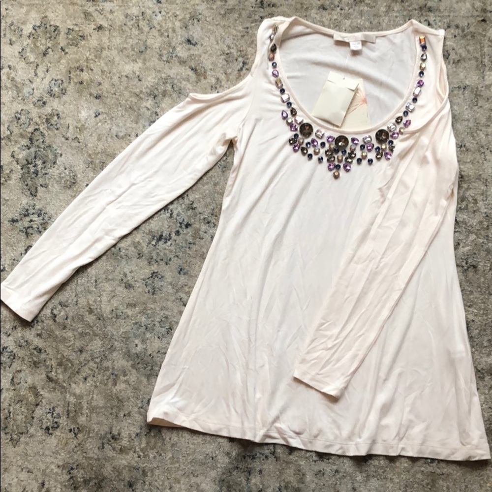 NWT Boston Proper White Long-sleeve